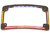 Custom Dynamics License Plate Frames & Lights Chrome All In One Radius License Plate Frames
